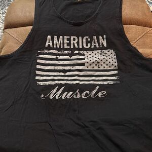 American Muscle Flag - Men Premium Tank. Size‎ XL